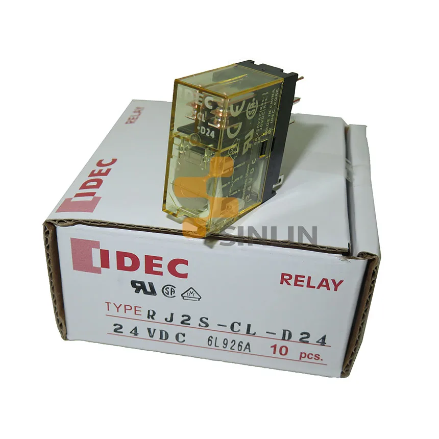 Новое и оригинальное реле IDEC RJ2S-CL-D24 RJ2S-C-D24 RJ2S-CL-A220 SJ2S-05B RJ25 24 В постоянного тока |