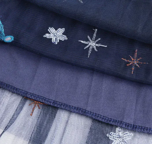 Юбка женская сетчатая с завышенной талией милая плиссированная юбка-трапеция