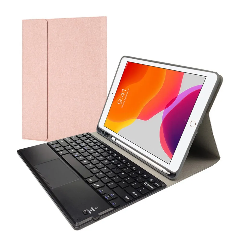 Продукты для iPad 10,2 дюймов беспроводной Bluetooth чехол клавиатура подставка Смарт Тонкий чехол поддержка дропшиппинг