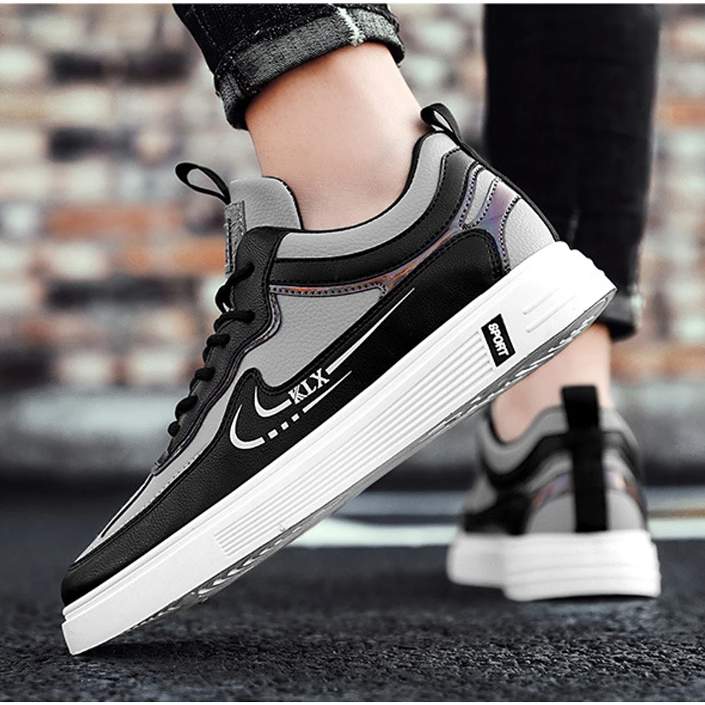 

Soft Breathable Men's Vulcanized Shoes Youth Fashion Men Casual Shoes Small Off White Summer and Fall Men's Sneakers 2021