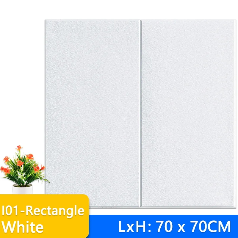 

70*70cm DIY 3D Brick Wall Stickers Home Decoration Living Room Bedroom Decor Foam Self Adhensive Wallpaper Art home Wall Decals