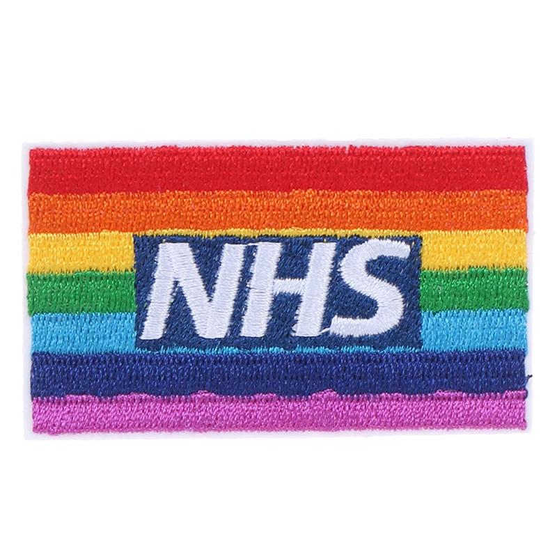 1pcs NHS Rainbow Thank You Sew On Patch Badge 2020 UK Support Pride IRON ON | Дом и сад