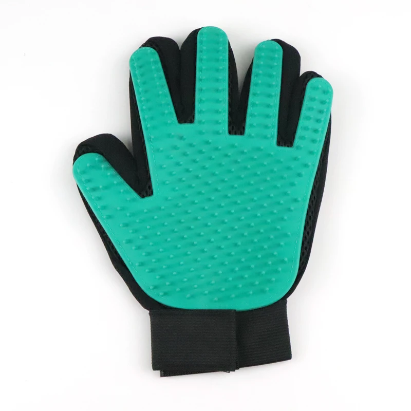 Перчатка для груминга кошек Nicrew щетка вычесывания шерсти у домашних питомцев