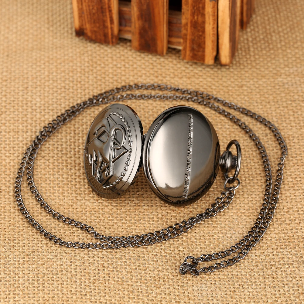 Personality Retro Quartz Pocket Watch Necklace Gift Box Fob Watch Chain Pendant High Grade Gifts Sets for Friend