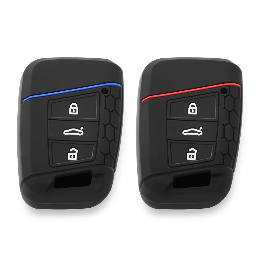 Силиконовый чехол для ключей VW PASSAT B8 Skoda Kodiaq превосходное A7 2015 2016 2017 2018 2019 2020 ключа