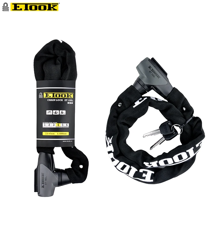 Etook ключевая цепь блокировки Портативный горных и шоссейных велосипедов