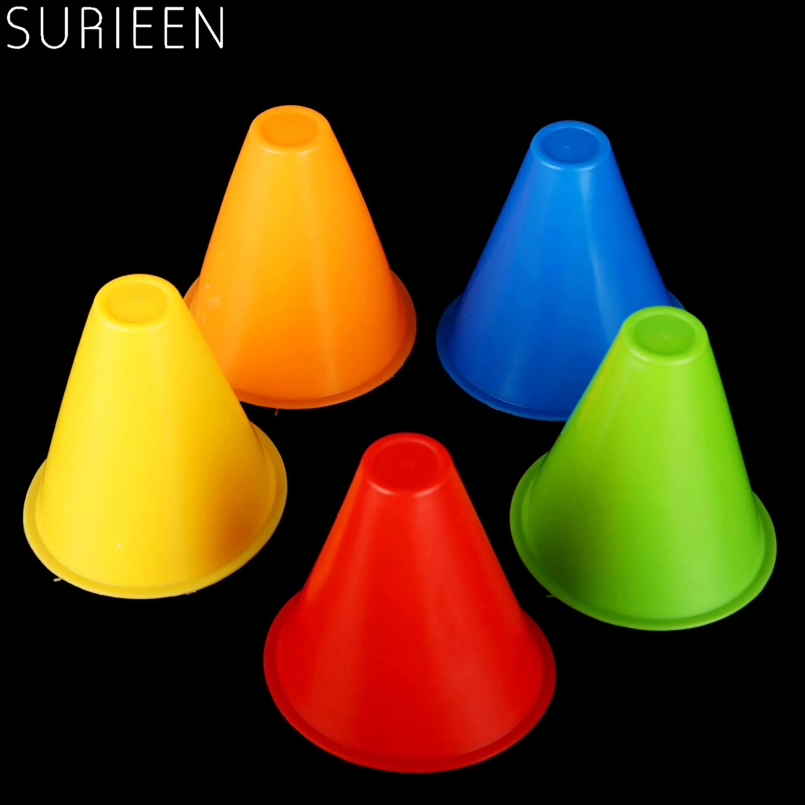 5 шт для тренировки ловкости пространство маркеры конусы слалом роликовые коньки