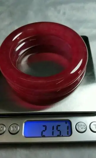 Красивый ручной работы красный нефритовый браслет Жадеит (сертификат