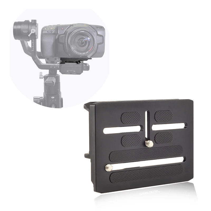 Для DJI Ronin S Gimbal Camera быстросъемная монтажная плата офсетный комплект BMPCC 4K