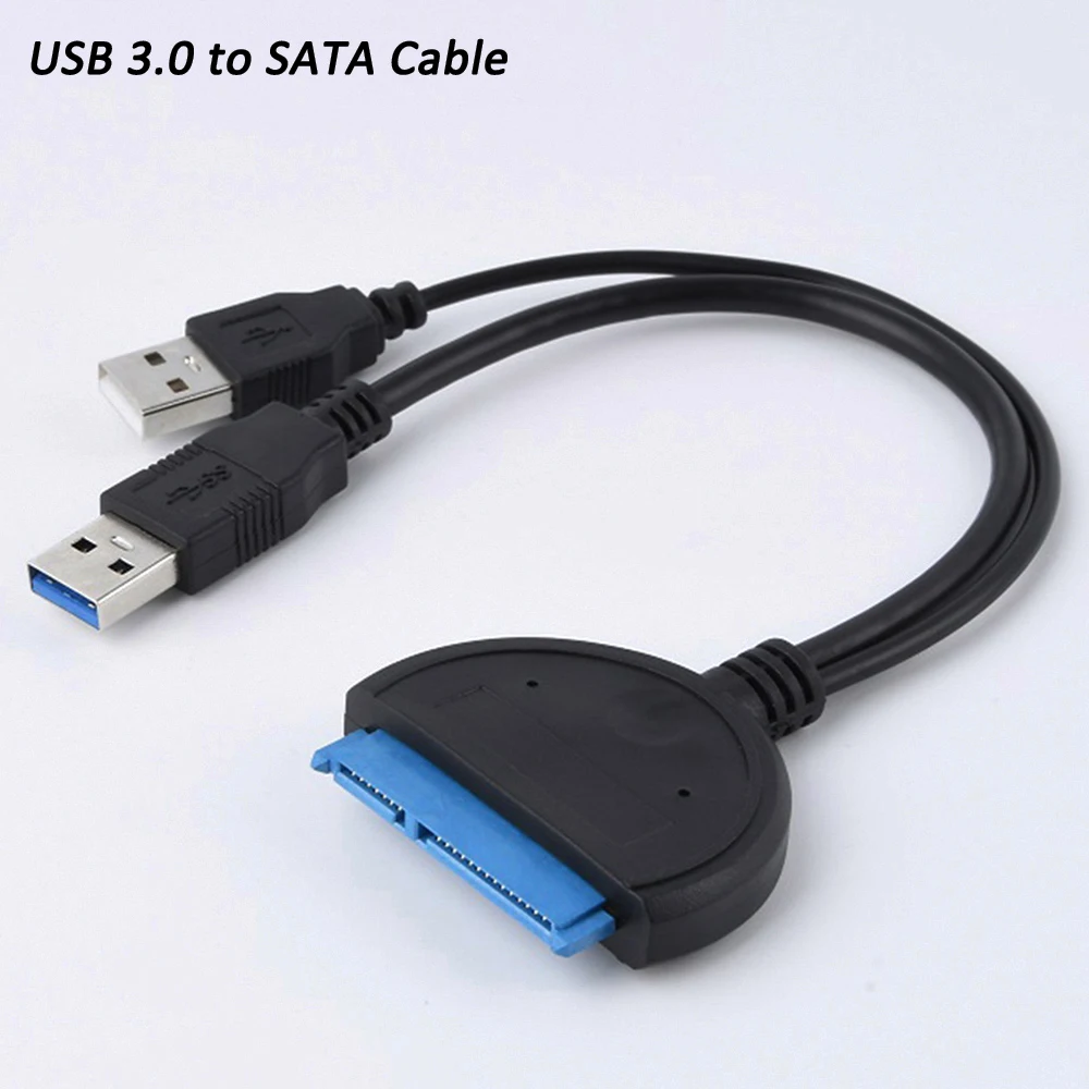 

Converter Cable USB 3.0 To 2.5" SATA III Hard Drive Adapter Cable Plug Adapter For Notebook Hard Drive SSD In Stock