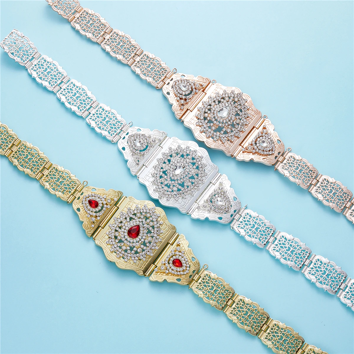 2020 SEP Бесплатная доставка марокканский шик Caftan Свадебный золотой и серебряный