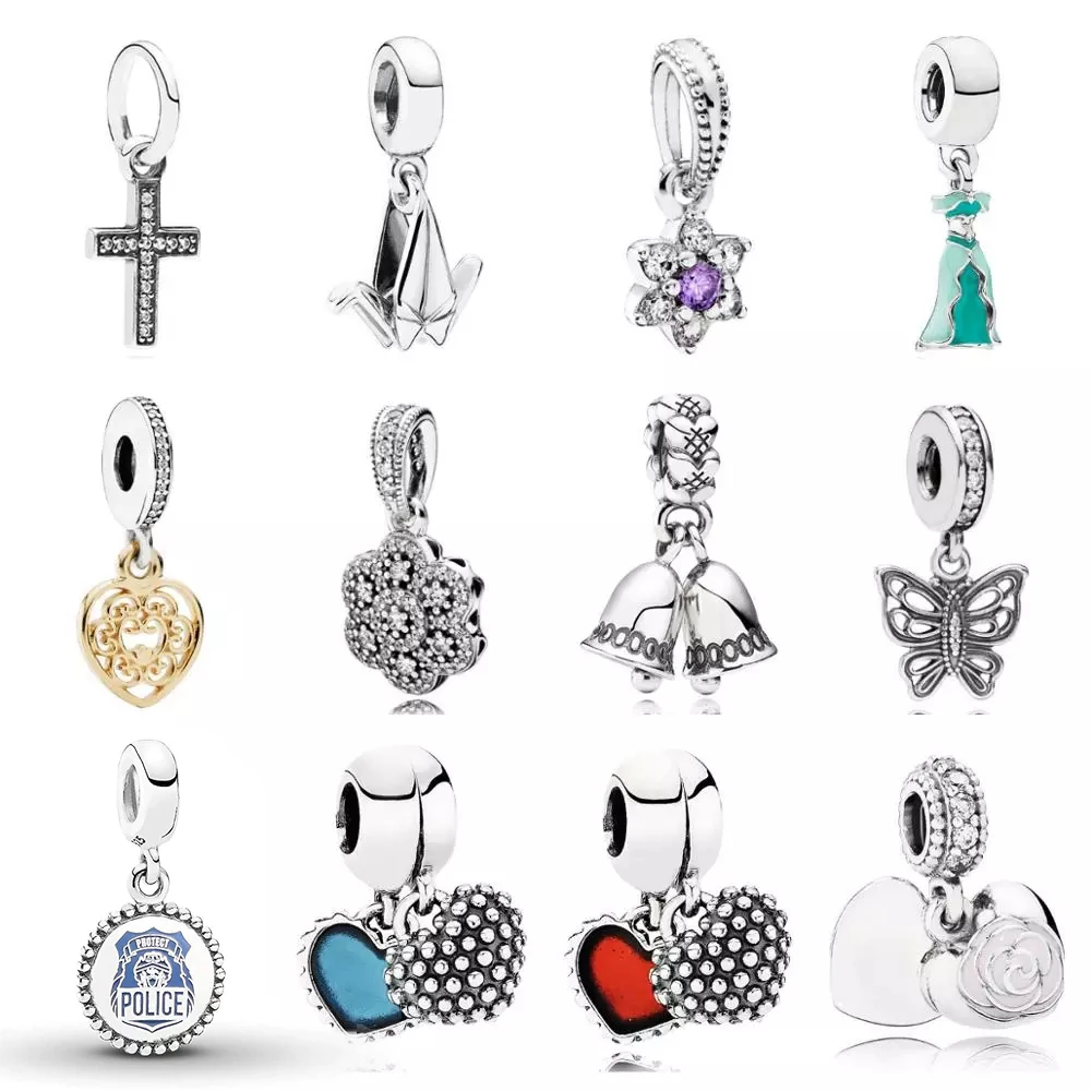 

PDD DZ 5 925 Sterling Silver Spring New Charm Pendant with DIY Bracelet Necklace Jewelry Gift Carving Suitable for Women