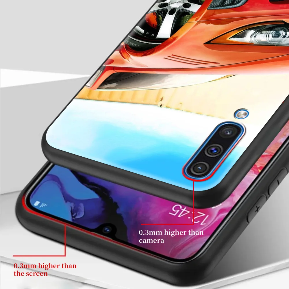 

Cool Sports Cars Case For Samsung Galaxy A50 A70 A30 A40 A10 A10e A10s A20 A20e Black Soft TPU Phone Shell Cover Coque Fundas