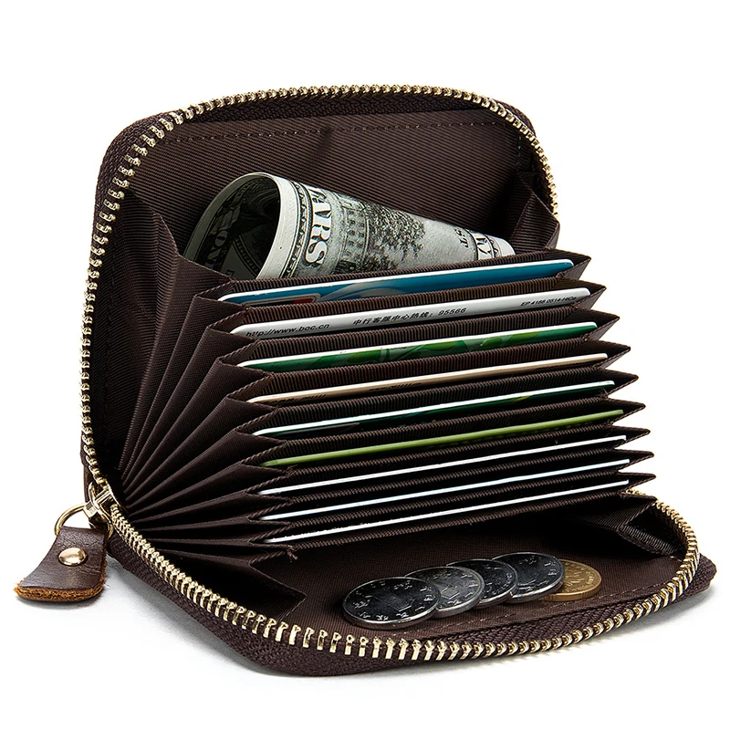 

Genuine Leather Vintage Wallet Small High Quality Purse Coin Prokect Clutch Purse Male Short Soild Desiger Key Cards Bag Purses