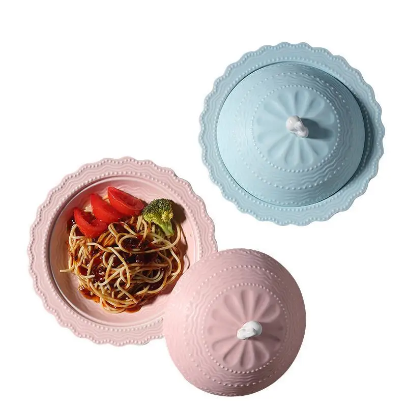 

Originality European Ceramics Bring Cover Disc You Dish Household Breakfast Disc Dessert Disc Steak Western-style Food Disc