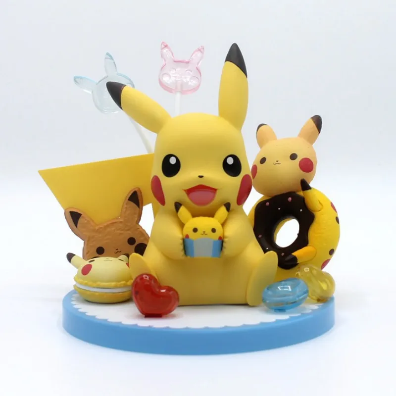 TAKARA TOMY Pocket Monster Pikachu детские подарки фигурка покемон куклы игрушка 13 см | Игрушки и