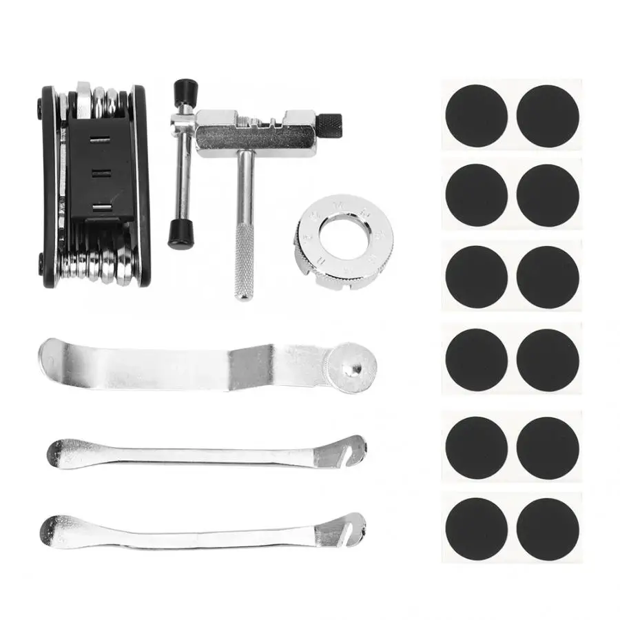 Набор инструментов для ремонта велосипеда комплект 16 в 1 насадка на спицы цепи