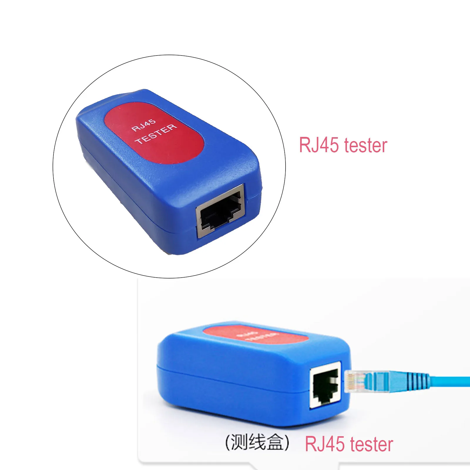 Тестер RJ45 для CCTV тестера IPC9310 IPC9310SN Blue test box инструмент тестирования голубые