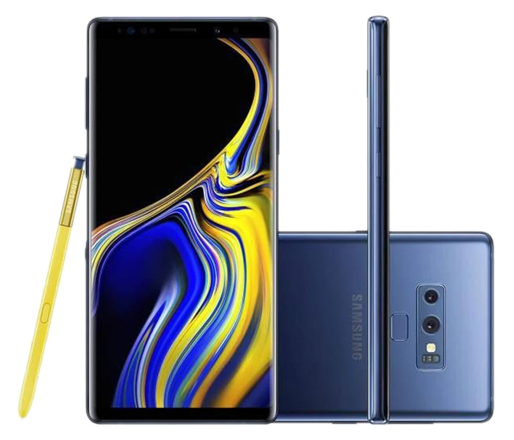 Ocean Blue Samsung Galaxy Note9 Note 9 N960FD разблокированный LTE мобильный телефон Exynos 9810, четыре ядра, две sim-карты 6,4 дюйма, 12 МП ram, 6 ГБ rom, 128 ГБ NFC - Цвет: Ocean Blue