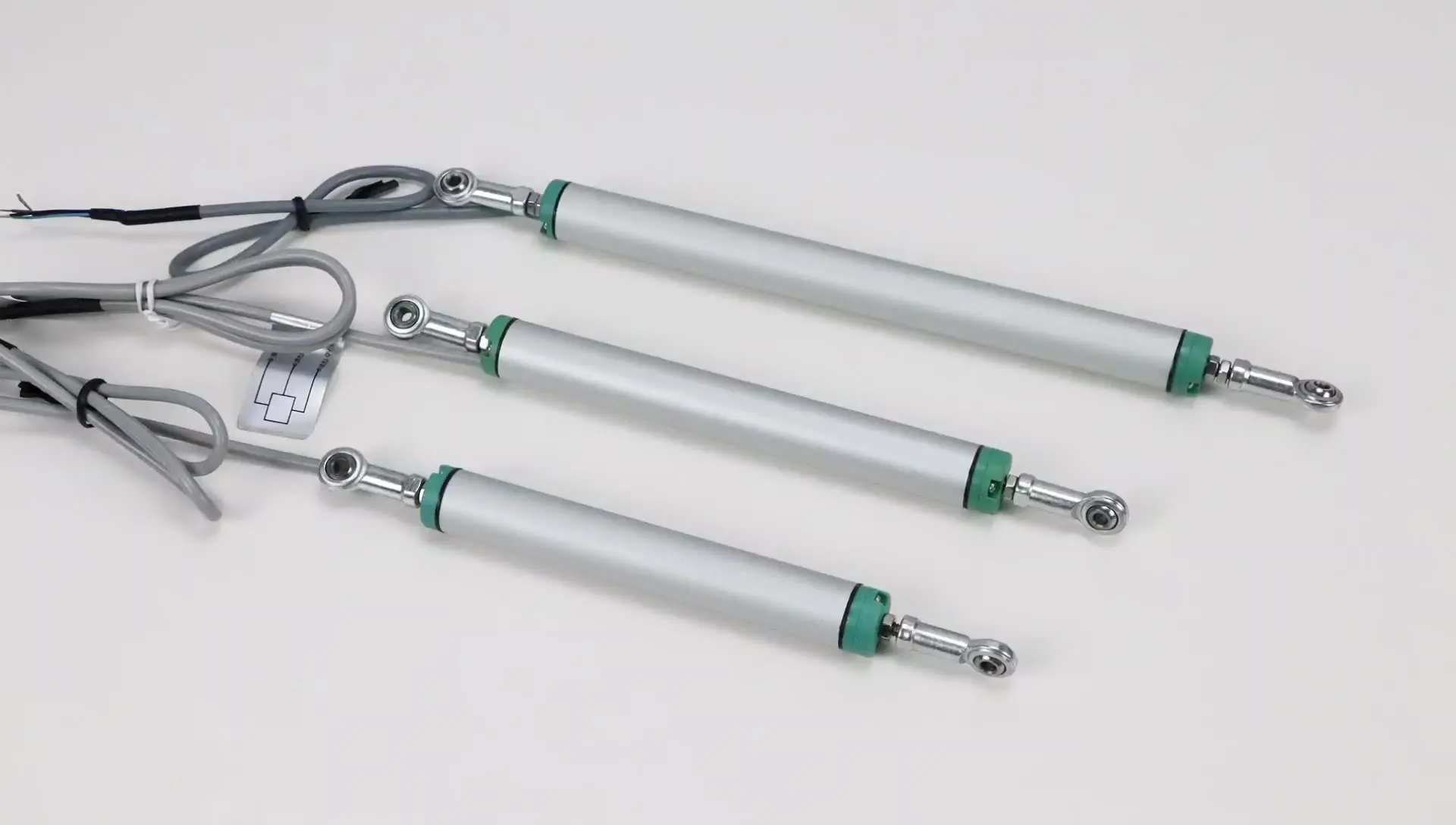 

KPM 200mm miniature articulated Linear Position sensor with two fisheye ends