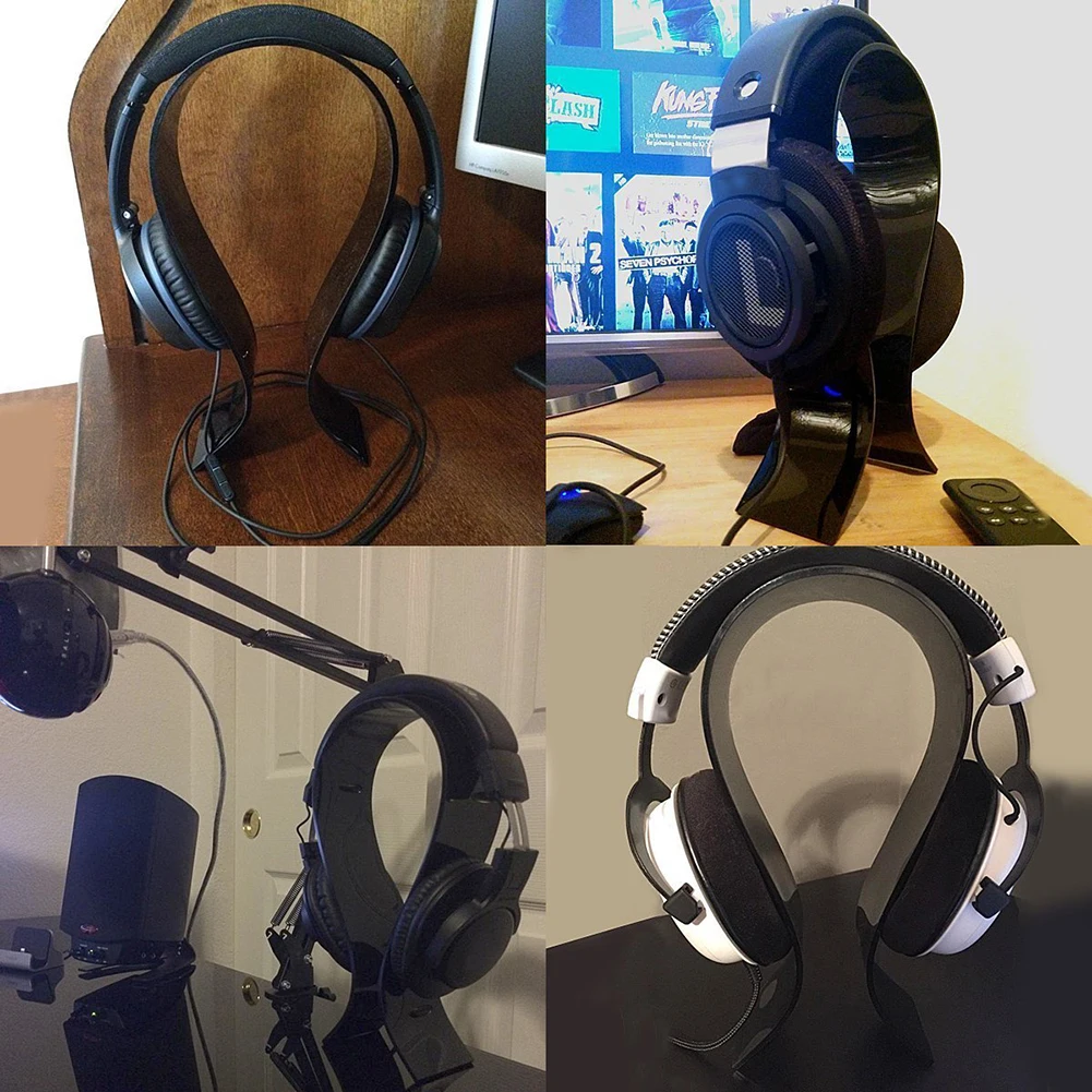 U образный акриловый выставочный стенд для наушников универсальный держатель