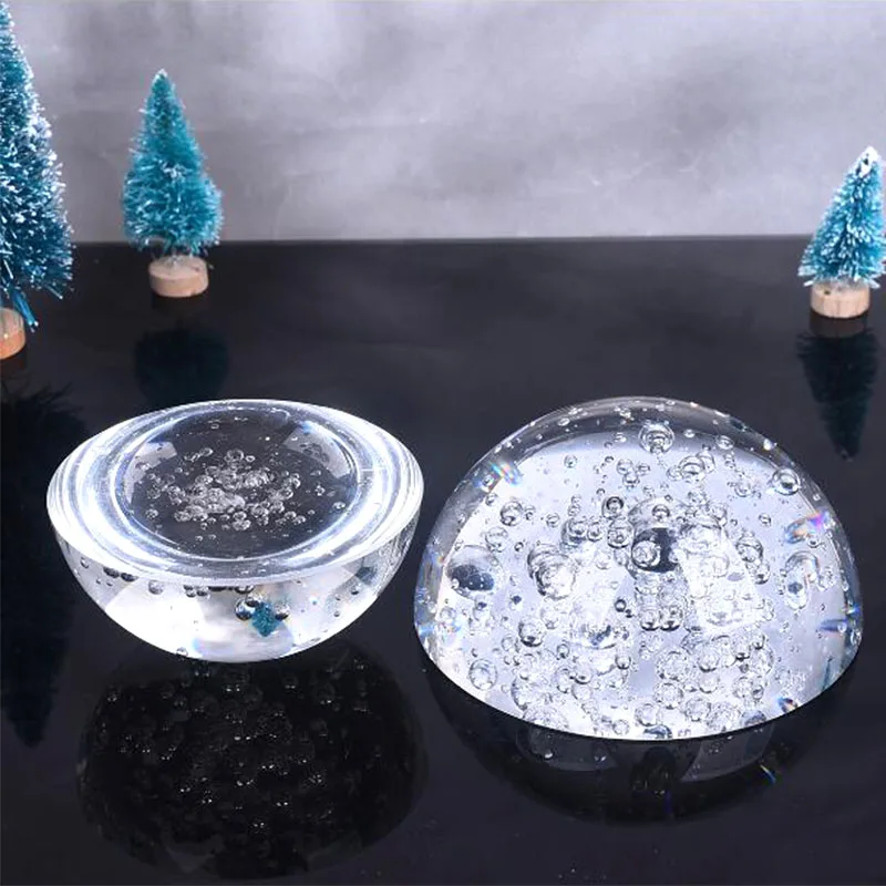 Хрустальное стекло полупузырьковый шар круглый Купольные формы полусфера