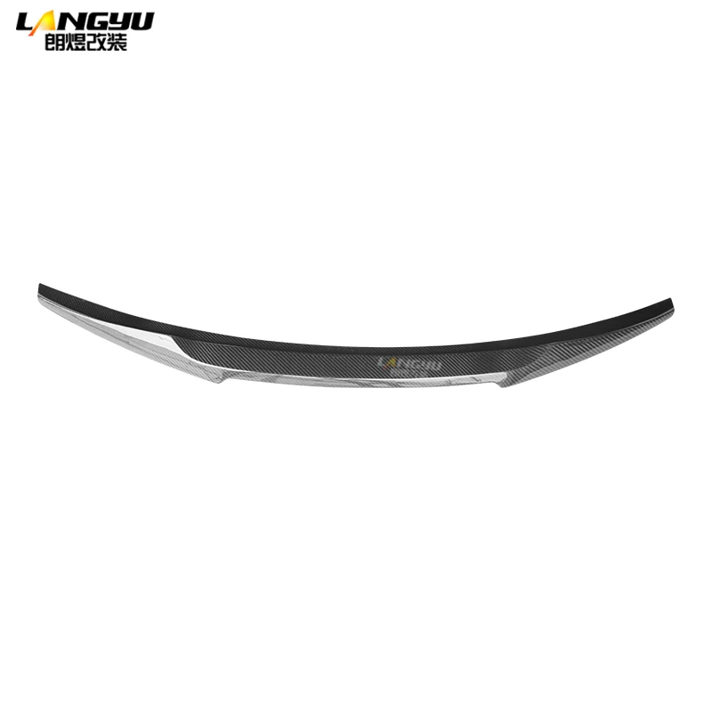 Для BMW 3 серии E92 Coupe M3 S65 V8 2006 2007 2008 2009 2010 2011 2012 M4 стильный спойлер из натурального