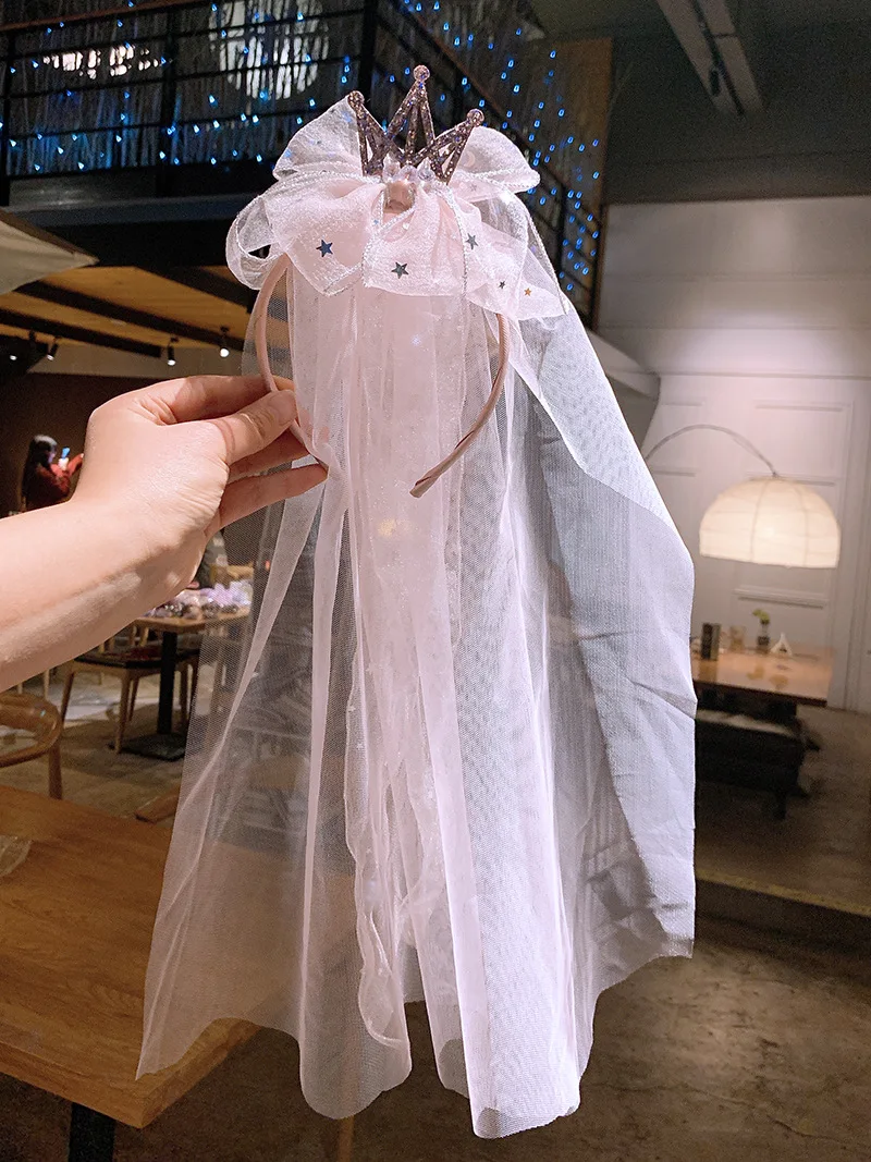 

Детская сетчатая повязка на голову, с бантом