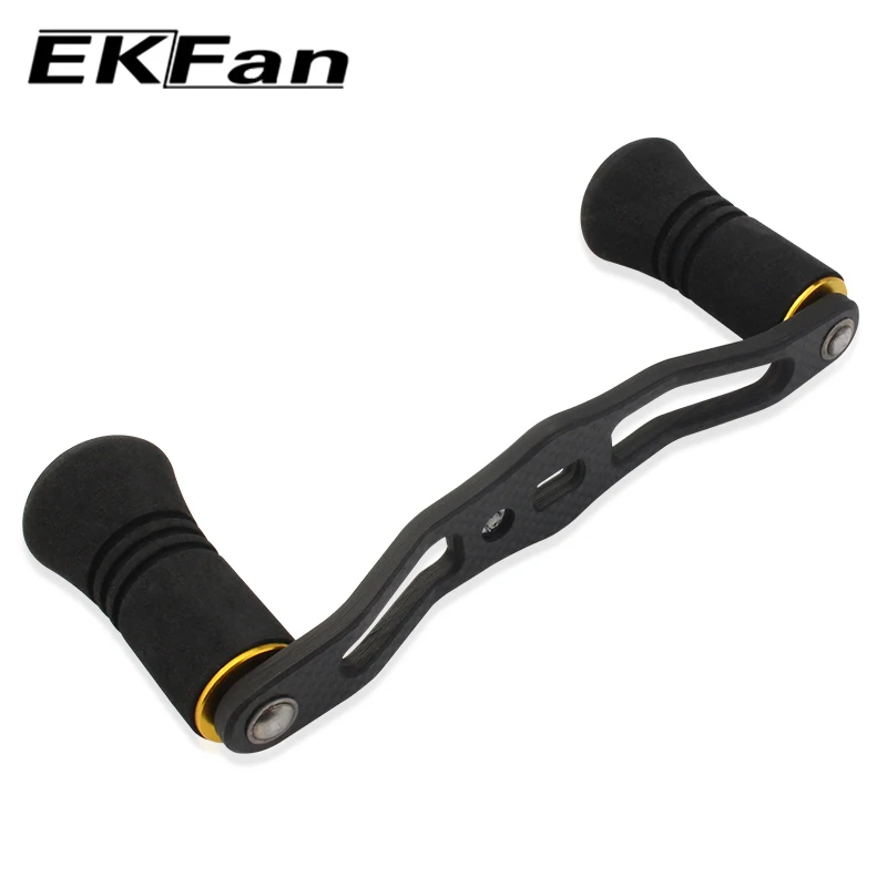 EKFan высокое качество черная ручка EVA и из углеродного волокна 7*4 мм отверстие