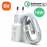 poco m3 pro 5g charger xiaomi 18w fast charger adapter for redmi note 8 pro 9 9s 9t 10 original quick charge usb type c cable