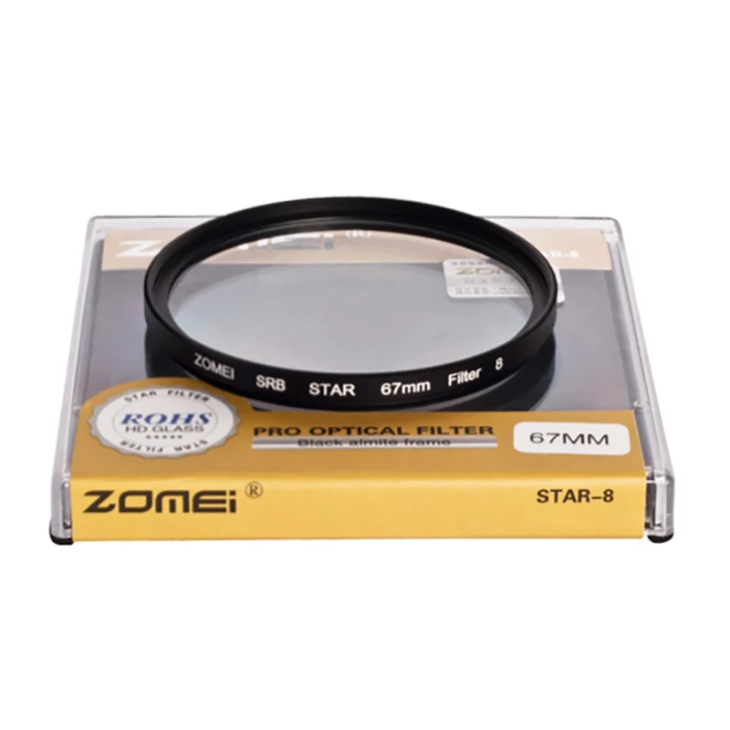 Фильтр для камеры Zomei Star Line Filter 4 6 8 Piont 40 5 49 52 55 58 62 67 72 77 82 мм DSLR камер Canon Nikon