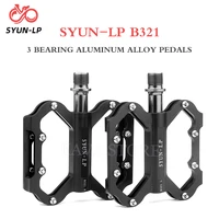 3 bearings bike pedal anti slip ultralight cnc mtb mountain bike pedal sealed bearing pedals bicycle accessories