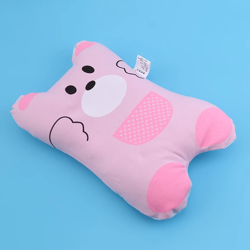 

Cute Small Bear Anti-head Stereotype Baby Pillow New Design Newborn Infant Flat Head Sleeping Positioner Support Cushion Prevent