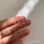 Серьги-гвоздики женские из серебра 925 пробы, с фианитами