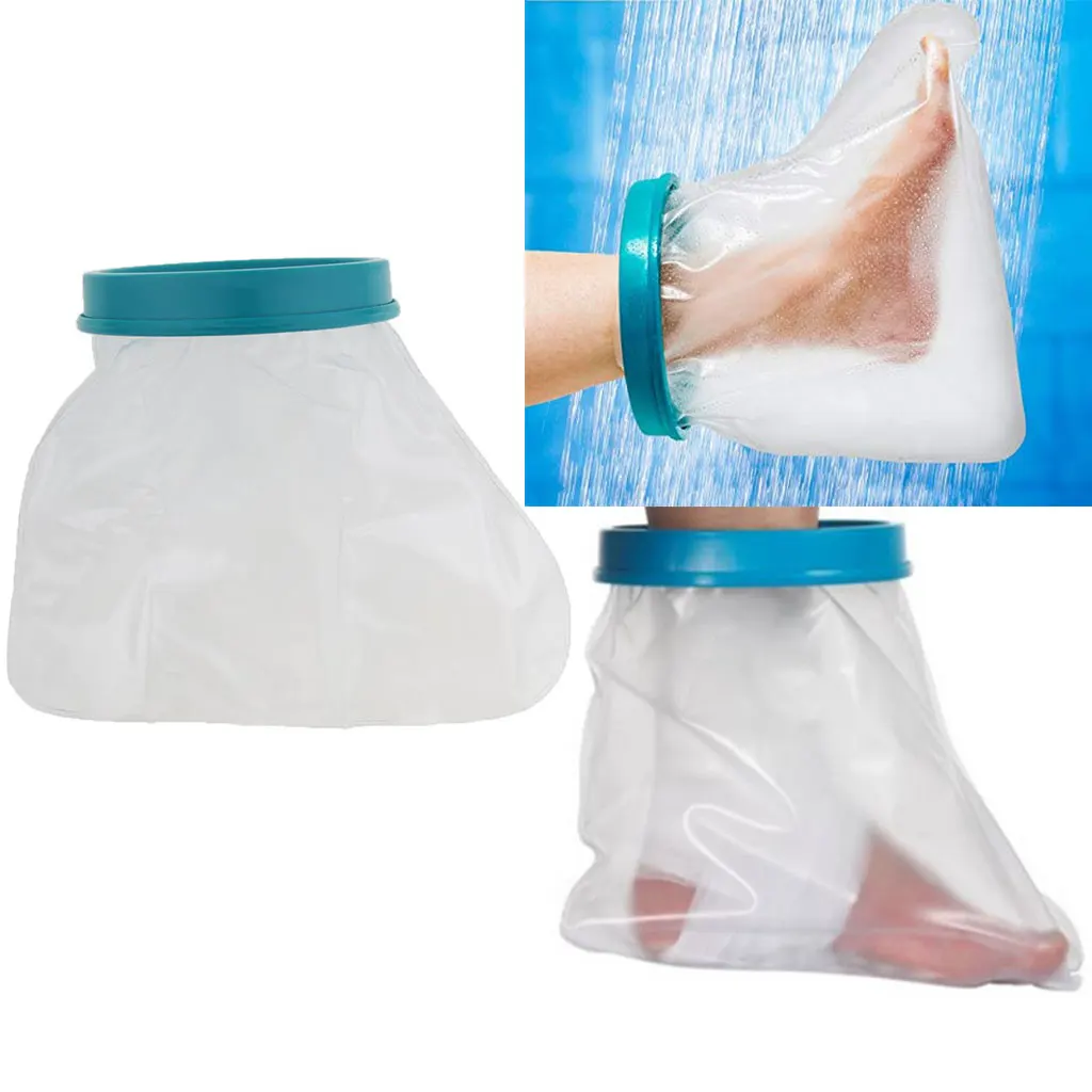 Reusable Waterproof Foot Cast Cover Wound Bandage Protector For Shower Bathroom Kids Children Patients | Красота и здоровье