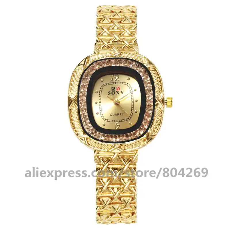 Wholesale Women Rhinestone Watches Hot Sale Women Watch Alloy Quartz Wristwatches