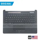Новый оригинальный для HP 14-см Подставка для рук верхняя крышка с клавиатурой Touc hp ad верхний чехол L23239-001 L23239-051 Черный US FR RU
