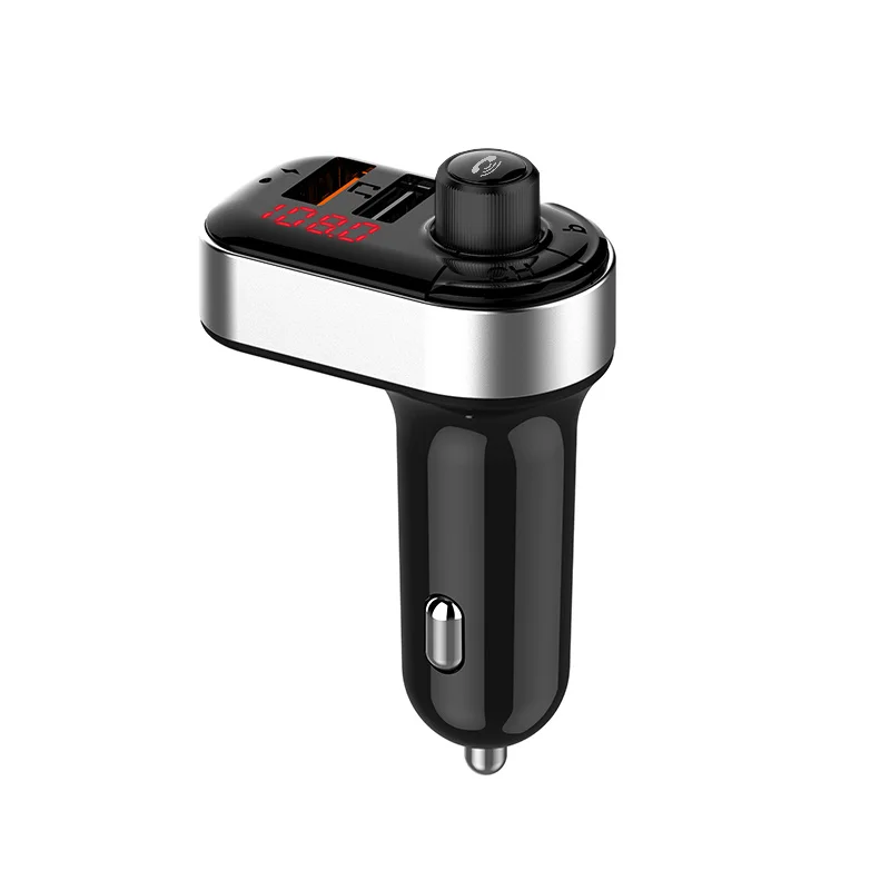 

USB Car Charger Dual USB For Phone Bluetooth FM Transmitter HandFree Charger MP3 Music Car Accessories