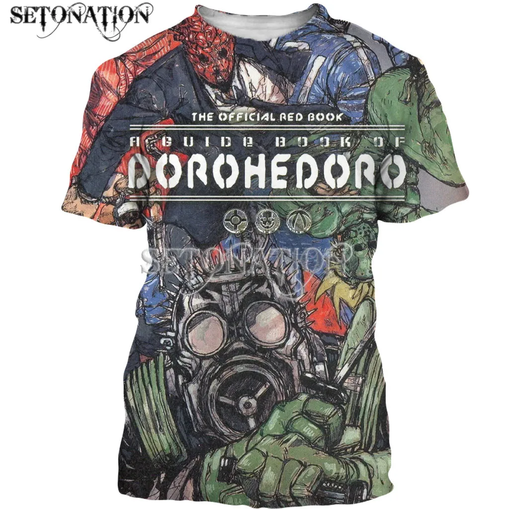 

Anime Dorohedoro t shirt men/women New fashion cool 3D printed t-shirts casual Harajuku style tshirt streetwear tops