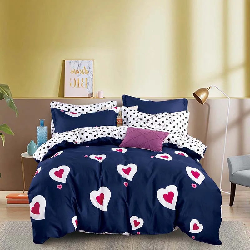 Alanna hot Selling 02 Printed Solid bedding sets Home Bedding Set 4-7pcs High Quality Lovely Pattern with Star tree flower | Дом и сад