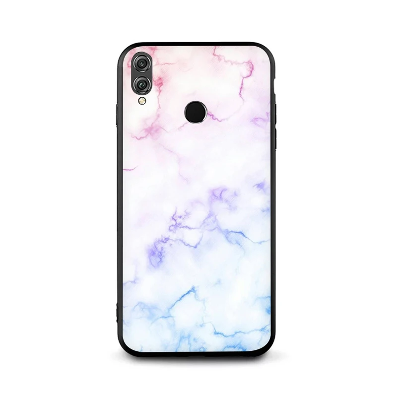 B11 EWAU гранитный скраб Мрамор камень силиконовый чехол для телефона для Huawei Honor 6a 7A Pro 7C 7X8X8 9 Примечание 10 Lite вид 20 9X Pro - Цвет: B11