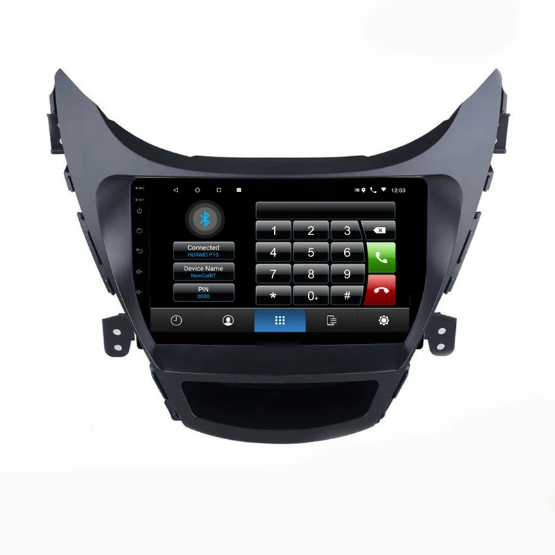 Автомагнитола 9 &quot 4 Гб ОЗУ 8 ядер 1 87 ГГц Android DVD GPS навигация для Hyundai Elantra MD Avante I35 2012
