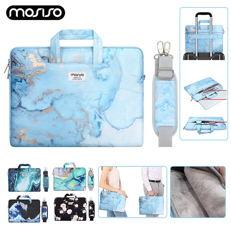 

Waterproof Laptop Shoulder Bag 13.3 14 15 15.6 16 17.3 Inch Notebook Briefcase Sleeve for Macbook Air Pro 13 M1 Computer Handbag