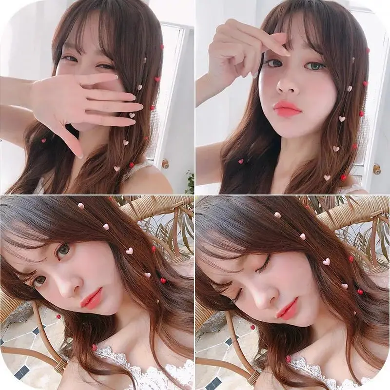 Корейские Ins милые обтекаемые BB заколки для волос невидимая заколка волшебная