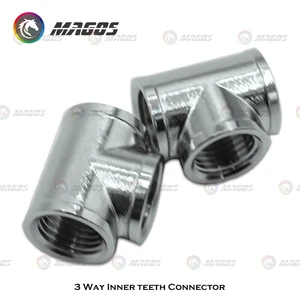 1 шт., Т-образная коннектор для водяного охлаждения компьютера