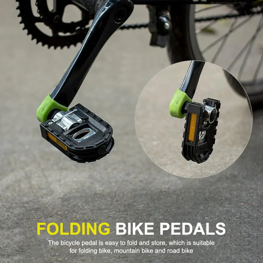 

Aluminum Alloy Bicycle Folding Pedals Universal Ultralight Mountain Bike Pedal for Folding Bikes Mountain Bikes Road Bicycles