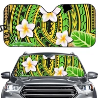 instantarts fashion polynesian retro prints universal car windshield sunshade car accessories protect car interior sun shade hot