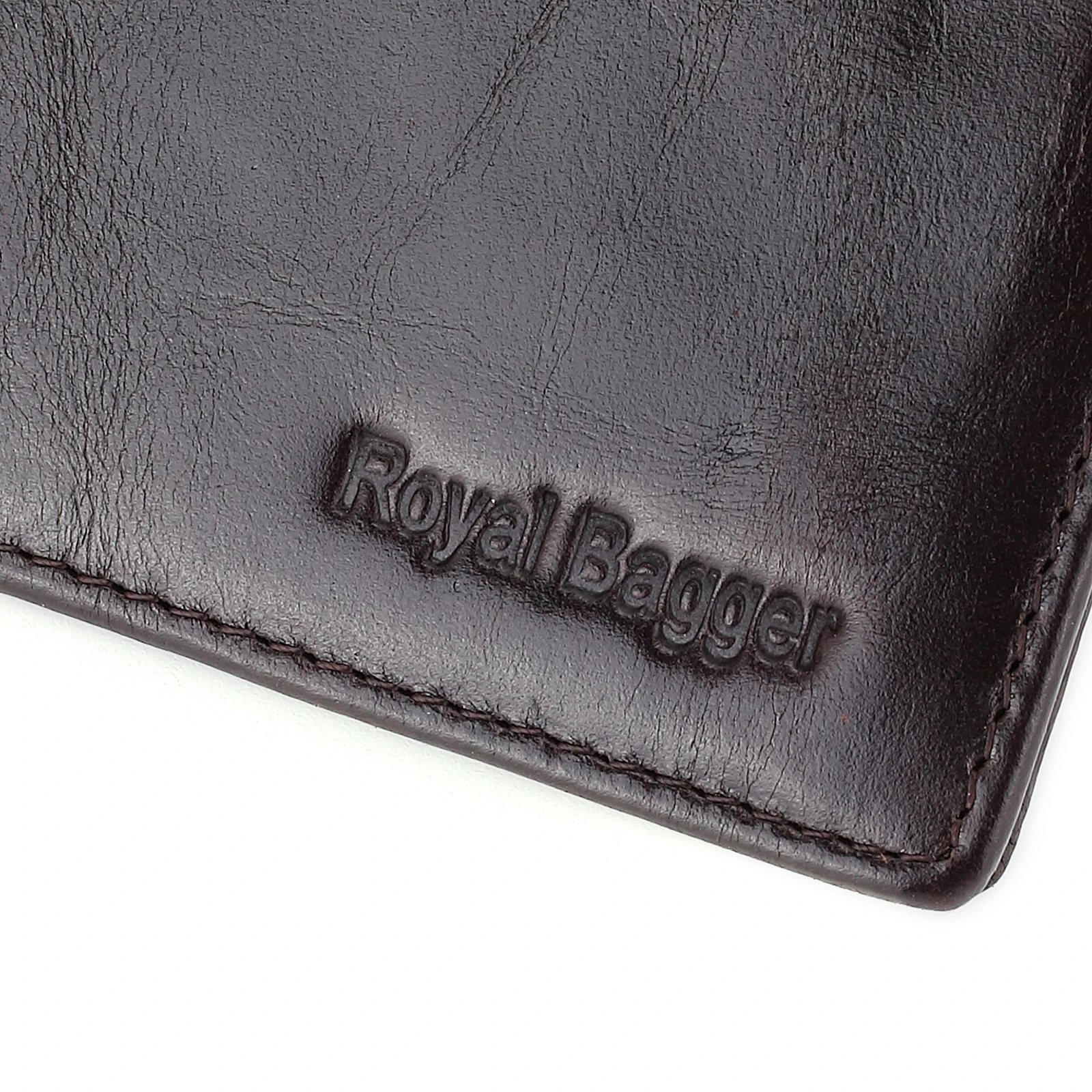 

Royal Bagger Men's Short Wallet RFID Block Real Genuine Cow Leather Free Engraving Man Purse Card Holder Retro Fashion
