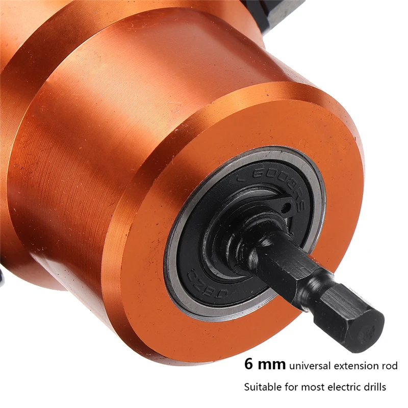 

8pcs Upgrade Double Headed Sheet Metal Cutting Nibbler Drill Attachment Metal Cutter Tool
