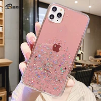 sequins gradient glossy case for iphone 12 11 pro x xr xs max se 2nd bling epoxy glitter gel tpu case for iphone 6s 6 7 8 plus